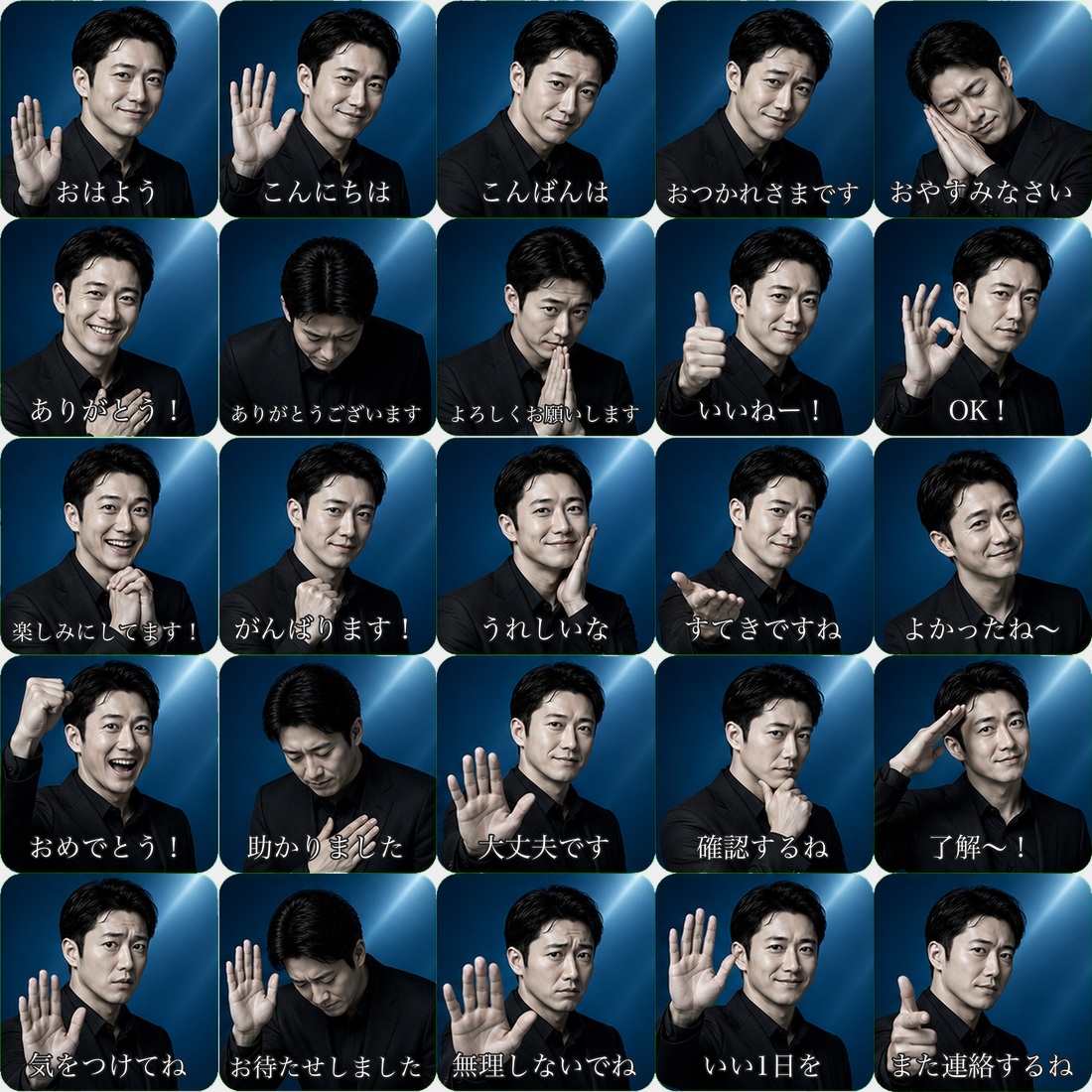 tanaka。のLINEスタンプ一覧
